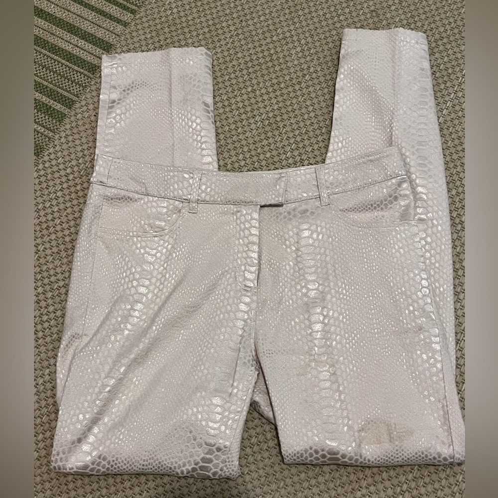 My Collection Beige Snake Print Pant